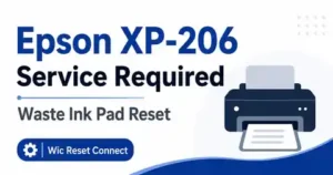 Epson L3250 Reset – Fix E11, Service Required and Ink Pad Warning Epson XP-206 Service Required waste ink pad reset